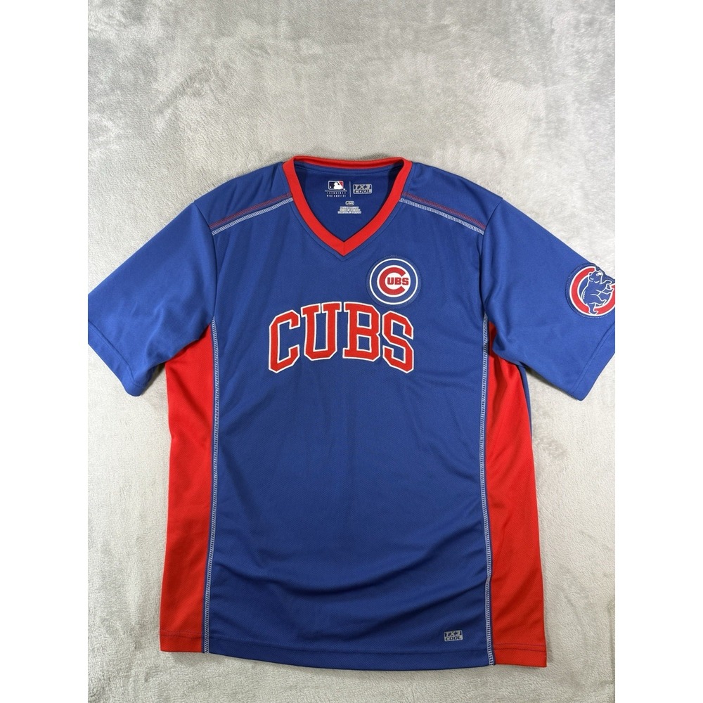 Chicago Cubs MLB Genuine Merchandise Jersey Mens Large TX3 Cool Shirt Baseball